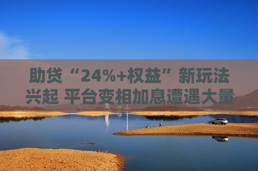 助贷“24%+权益”新玩法兴起 平台变相加息遭遇大量客诉  第1张