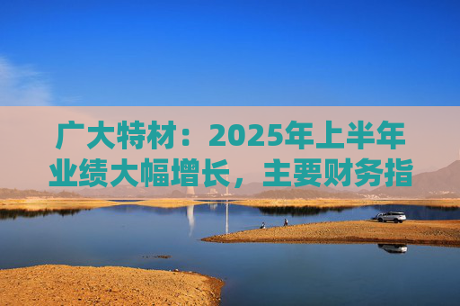 广大特材：2025年上半年业绩大幅增长，主要财务指标均创历史新高