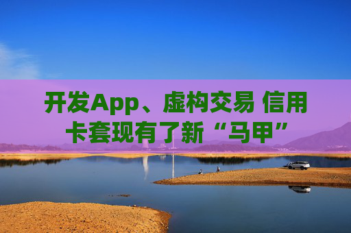 开发App、虚构交易 信用卡套现有了新“马甲”