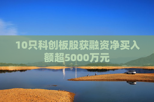 10只科创板股获融资净买入额超5000万元 第1张 10只科创板股获融资净买入额超5000万元 第1张
