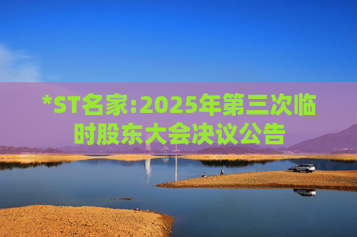 *ST名家:2025年第三次临时股东大会决议公告