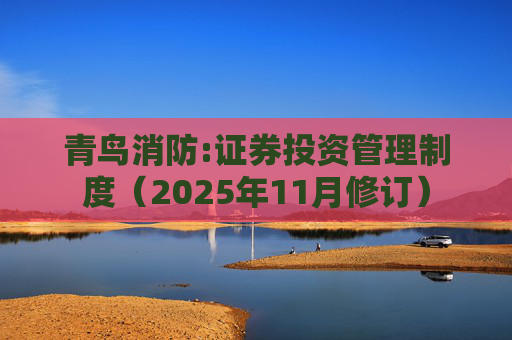 青鸟消防:证券投资管理制度（2025年11月修订）