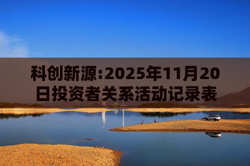 科创新源:2025年11月20日投资者关系活动记录表