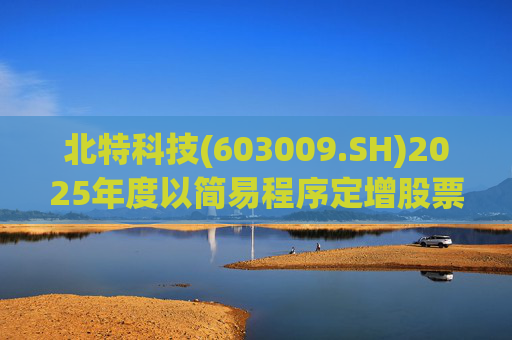 北特科技(603009.SH)2025年度以简易程序定增股票申请获审核通过