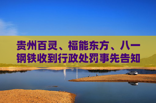贵州百灵、福能东方、八一钢铁收到行政处罚事先告知书 投资者可索赔