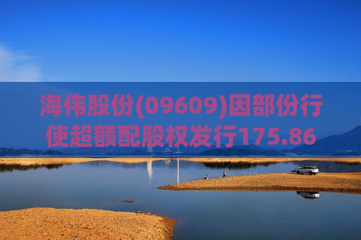 海伟股份(09609)因部份行使超额配股权发行175.86万股  第1张