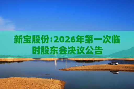 新宝股份:2026年第一次临时股东会决议公告