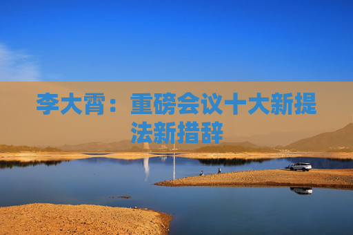 李大霄：重磅会议十大新提法新措辞