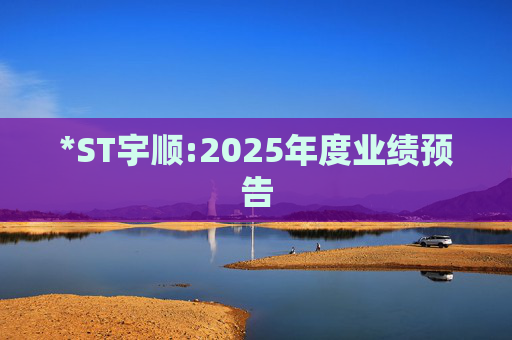 *ST宇顺:2025年度业绩预告