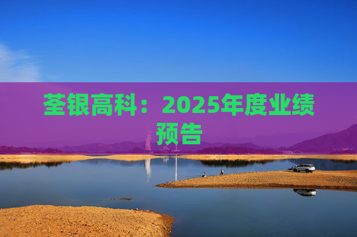 荃银高科：2025年度业绩预告