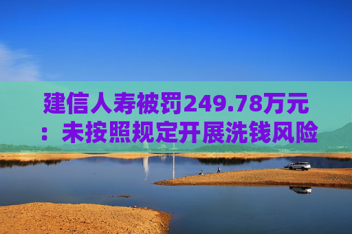 建信人寿被罚249.78万元：未按照规定开展洗钱风险评估或者健全相应的风险管控制度