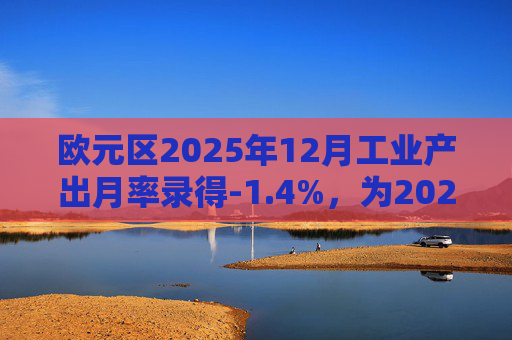 欧元区2025年12月工业产出月率录得-1.4%，为2025年4月以来最大降幅