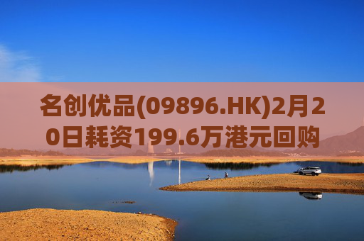 名创优品(09896.HK)2月20日耗资199.6万港元回购5.26万股