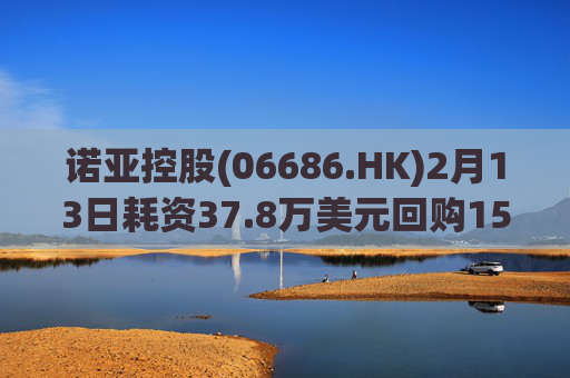诺亚控股(06686.HK)2月13日耗资37.8万美元回购15.8万股
