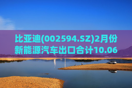 比亚迪(002594.SZ)2月份新能源汽车出口合计10.06万辆