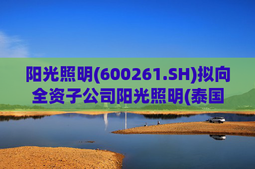 阳光照明(600261.SH)拟向全资子公司阳光照明(泰国)增资3.24亿元用于建设泰国生产基地