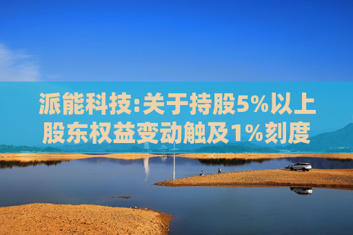 派能科技:关于持股5%以上股东权益变动触及1%刻度的提示性公告  第1张