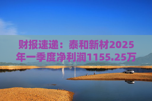 财报速递：泰和新材2025年一季度净利润1155.25万元