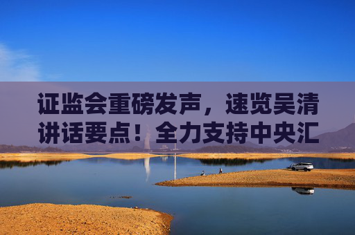 证监会重磅发声，速览吴清讲话要点！全力支持中央汇金公司发挥类平准基金作用  第1张