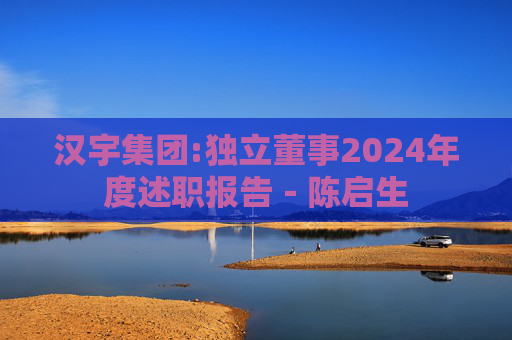 汉宇集团:独立董事2024年度述职报告－陈启生