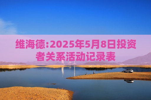维海德:2025年5月8日投资者关系活动记录表