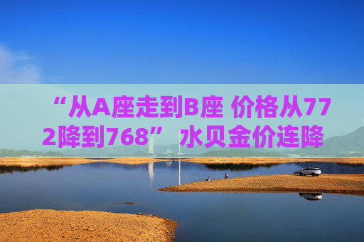 “从A座走到B座 价格从772降到768” 水贝金价连降三日！机构调整预期  第1张
