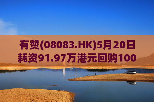 有赞(08083.HK)5月20日耗资91.97万港元回购1000万股