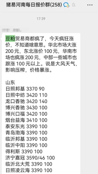 豆粕又疯了？涨100-200元一吨！