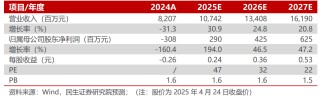 多氟多2024年年报及2025年一季报点评：业绩持续承压，六氟磷酸锂出货稳步增长【民生电新】