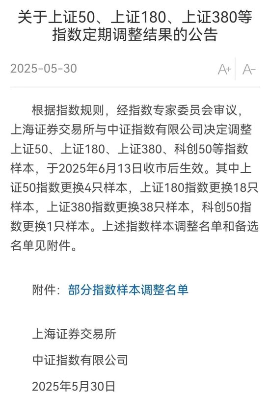 A股，重大调整！6月16日起生效！  第3张