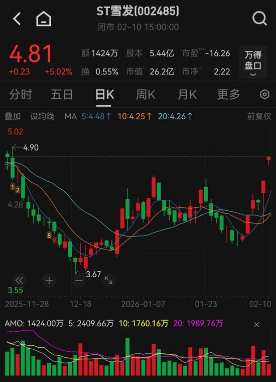 002485，实控人涉嫌集资诈骗一案公开宣判！今日股价涨停  第1张